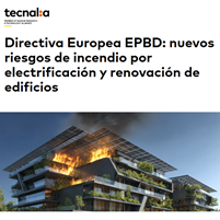 Jornada técnica Nuevos riesgos de incendio por electrificación y renovación de edificios