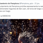 Prohibición de hogueras de San Juan