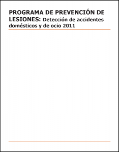 Programa de prevencion de lesiones Deteccion de accidentes domesticos y de ocio (DADO) 2011 Pdf