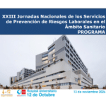 XXIII Jornadas Nacionales de los Servicios de PRL en el Ámbito Sanitario