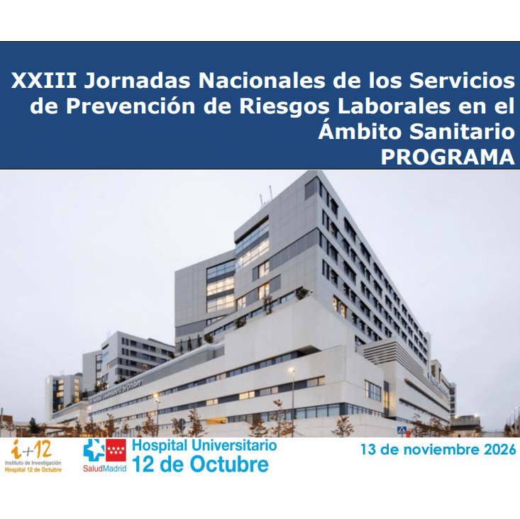 XXIII Jornadas Nacionales de los Servicios de PRL en el Ámbito Sanitario
